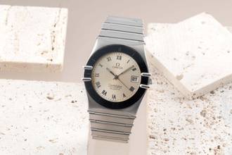Thumbnail von Omega Constellation Quartz Stahl Quarz Herrenuhr Ref. 398.0864 Box & Papiere 1985