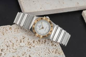 Thumbnail von Omega Constellation Ladies Lady Steel / Gold Women's Watch Ref. 795.1080.1 Classic