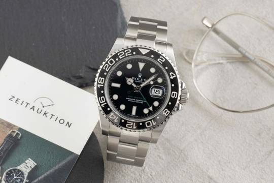  Rolex GMT-Master II Oyster Edelstahl Automatik Herrenuhr Ref. 116710 B&P 2008 