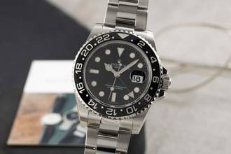 Thumbnail von Rolex GMT-Master II Oyster Edelstahl Automatik Herrenuhr Ref. 116710 B&P 2008