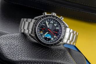 Thumbnail von Omega Speedmaster Day Date Triple Date Chronograph Automatic Stainless Steel Ref. 3520.53.00