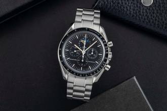 Thumbnail von Omega Speedmaster Professional Moonwatch Moonphase Chronograph Manual Wind Men's Watch Ref 3576.50.00 B&P