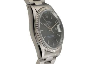 Thumbnail von Rolex Datejust 36 Oyster Black Dial Stahl Automatik Herren Ref. 16220 Klassiker