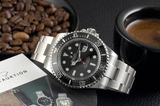 Thumbnail von Rolex Sea-Dweller Single Red Edelstahl Herrenuhr Oyster Ref. 126600 B&P 2018