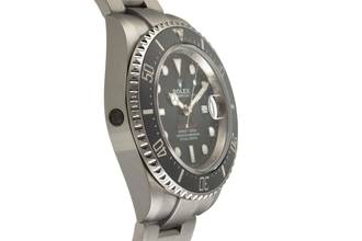Thumbnail von Rolex Sea-Dweller Single Red Edelstahl Herrenuhr Oyster Ref. 126600 B&P 2018