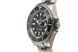 Thumbnail von Rolex Sea-Dweller Single Red Edelstahl Herrenuhr Oyster Ref. 126600 B&P 2018