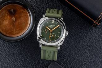 Thumbnail von Panerai Radiomir 1940 45 GMT Steel Automatic Men's Watch Ref PAM00999 Papers 2019