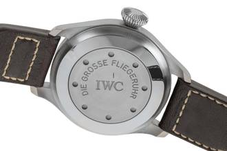 Thumbnail von IWC Big Pilot Watch Schaffhausen Automatic 7 Days Stainless Steel Men's Watch Ref. IW500201
