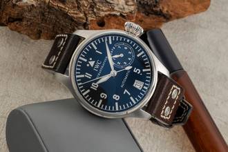 Thumbnail von IWC Big Pilot Watch Schaffhausen Automatic 7 Days Stainless Steel Men's Watch Ref. IW500201
