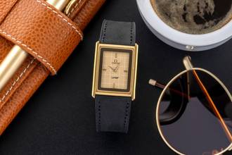 Omega De Ville gold-plated / steel Ref.191.0186 vintage classic
