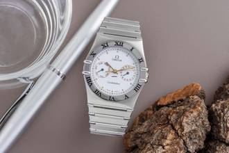 Thumbnail von Omega Constellation Day-Date Stahl Quarz Herrenuhr 396.1070.1 396.1080.1