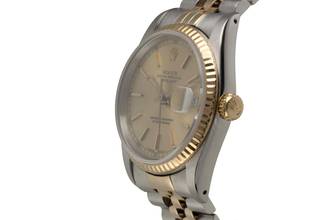 Thumbnail von Rolex Datejust 36 Stahl / Gold Automatik Gold Dial Ref. 16233 Box