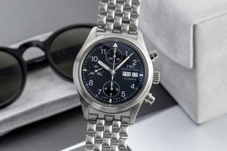 IWC Pilot's Watch Chronograph Pilot Chronograph Steel Automatic Men's Watch Ref. IW370605