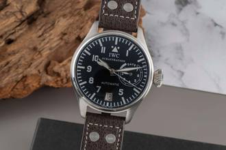 Thumbnail von IWC Big Pilot Watch Schaffhausen Automatic 7 Days Stainless Steel Men's Watch Ref IW500201