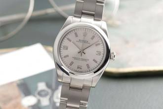 Rolex Oyster Perpetual 31 White Dial Automatic Stainless Steel Ladies' Watch Ref 177200 B&P
