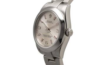 Thumbnail von Rolex Oyster Perpetual 31 White Dial Automatik Edelstahl Damenuhr Ref 177200 B&P