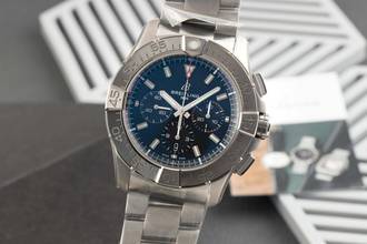 Breitling Super Avenger B01 Chronograph 46 Titanium Automatic Ref EB0148101B1E1 B&P