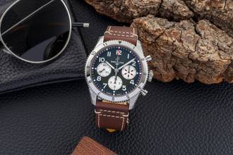 Thumbnail von Breitling Classic AVI Chronograph 42 Curtiss Warhawk Steel Ref A233802A1L1X1 B&P