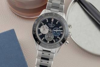 Zenith Chronomaster Sport Chronograph Steel Automatic Ref. 03.3100.3600/21.M3100 B&P