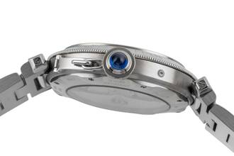 Thumbnail von Cartier Pasha GMT Power Reserve Automatic Steel Men's Watch Ref. W31037H3 2388