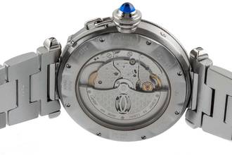 Thumbnail von Cartier Pasha GMT Power Reserve Automatic Steel Men's Watch Ref. W31037H3 2388