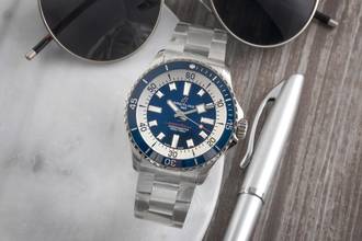 Breitling Superocean 42 Steel Automatic Ref. A17375E71C1A1 B&P