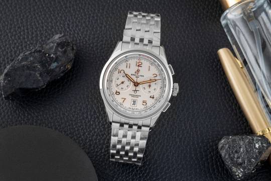  Breitling Premier B01 Chronograph 42 Stahl Automatik Ref. AB0145211G1A1 B&P New 