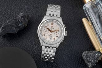 Breitling Premier B01 Chronograph 42 Steel Automatic Ref. AB0145211G1A1 B&P New