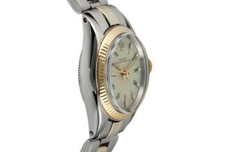 Thumbnail von Rolex Oyster Perpetual Stahl / Gold Automatik Damenuhr Ref. 6619 Vintage