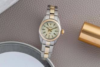 Rolex Oyster Perpetual Steel / Gold Automatic Ladies' Watch Ref. 6619 Vintage