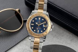 Rolex Yacht-Master Blue Dial Stainless Steel / Gold medium Ref. 68623 U-Series