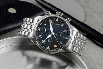 Thumbnail von IWC Pilot's Watch Spitfire Chronograph Steel Automatic Ref. IW387804 B&P 2019