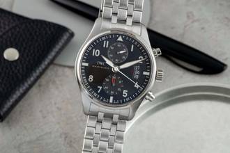 Thumbnail von IWC Pilot's Watch Spitfire Chronograph Steel Automatic Ref. IW387804 B&P 2019