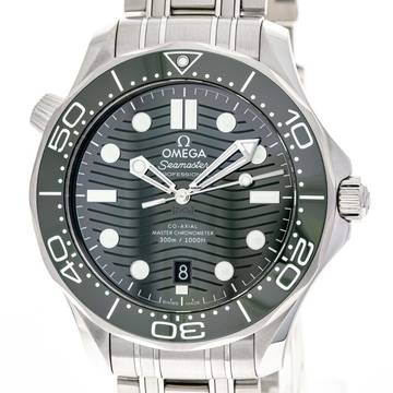  Omega Seamaster Diver 300 M Green – 210.30.42.20.10.001 – NEW & Unworn – 01/2026 Full Set 