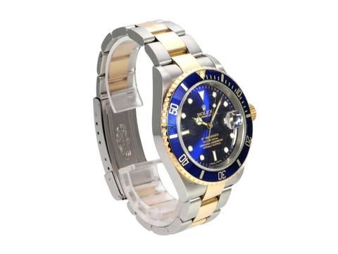  Rolex Submariner Date 16613 Edelstahl / Gold Blau 