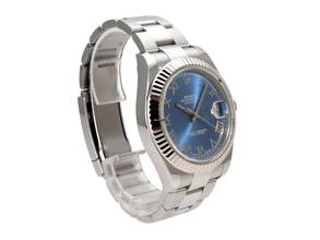 Thumbnail von Rolex Datejust II 116334 Edelstahl / Weißgold Blau Römisch