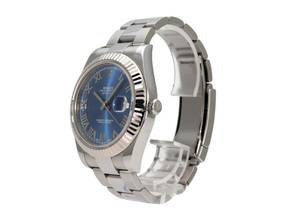 Thumbnail von Rolex Datejust II 116334 Edelstahl / Weißgold Blau Römisch