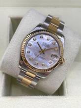 Thumbnail von Rolex Lady-Datejust 31 Steel/Gold M.O.P Diamond Dial With box+papers full set