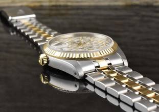 Thumbnail von Tudor Prince Date NOS / UNGETRAGEN 74033 Linen Diamond Dial - B&P 2008