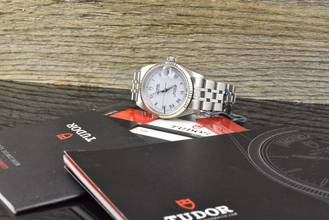 Thumbnail von Tudor Prince Date Oyster Date Automatic Prince 72034 Stahl Weigold - unpoliert - 2015
