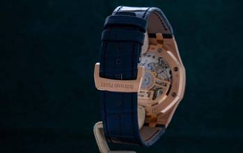 Thumbnail von Audemars Piguet Royal Oak Chronograph Selfwinding Chronograph 50th Anniversary Royal Oak 26240OR.OO.D315CR.01 Blue Dial 50th Anniversary