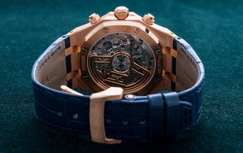 Thumbnail von Audemars Piguet Royal Oak Chronograph Selfwinding Chronograph 50th Anniversary Royal Oak 26240OR.OO.D315CR.01 Blue Dial 50th Anniversary