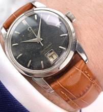 Thumbnail von Omega Seamaster Calendar Black GILT Dial Vintage Automatic Automatic ref 2757 2757