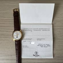 Thumbnail von Paul Picot Etanche chronograph triple calendar moonphase yellow gold 18KT Full Set