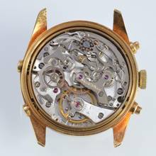 Thumbnail von Paul Picot Etanche chronograph triple calendar moonphase yellow gold 18KT Full Set