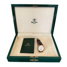 Thumbnail von Paul Picot Etanche chronograph triple calendar moonphase yellow gold 18KT Full Set