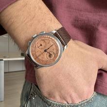 Thumbnail von Longines Chronograph 5508 Oversize caliber 13ZN Flyback salmon dial 1942 TOP Condition