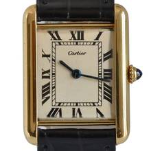 Thumbnail von Cartier Tank Louis Cartier London Tank Louis JC Cartier Large extra-flat Ivory dial yellow gold 18KT very rare