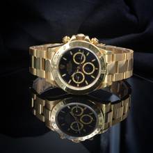 Thumbnail von Rolex Daytona 16528 black 4Lines dial yellow gold 18KT 1989’s Full Set TOP Condition