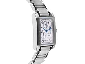 Thumbnail von Cartier Tank Française GM Großes Modell Ref.2303 2004 Box&Beschreibung sehr gut Vintage Tank Francaise GM Großes Modell Chronograph